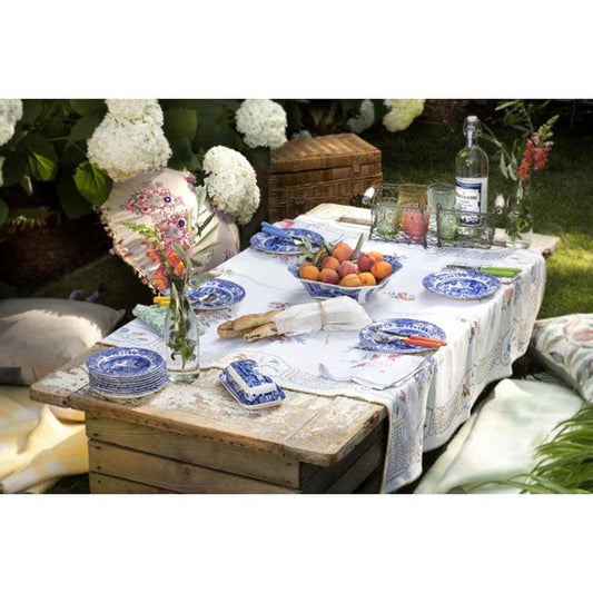 Blue Italian Salad Plate