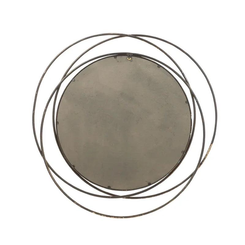 Ansley round Metal Wall Mirror