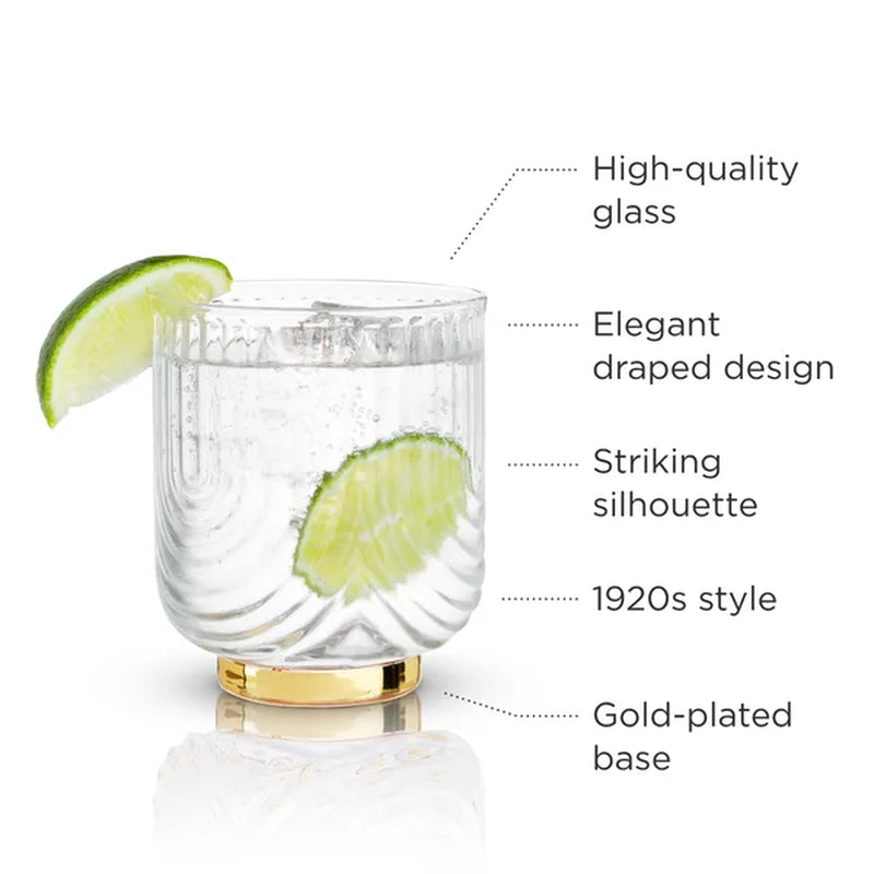 Viski 12 Oz. Gatsby Tumblers
