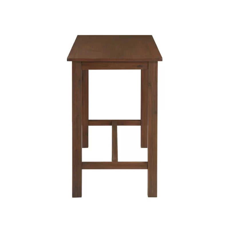 Wes Counter Height 47.25'' Solid Wood Dining Table