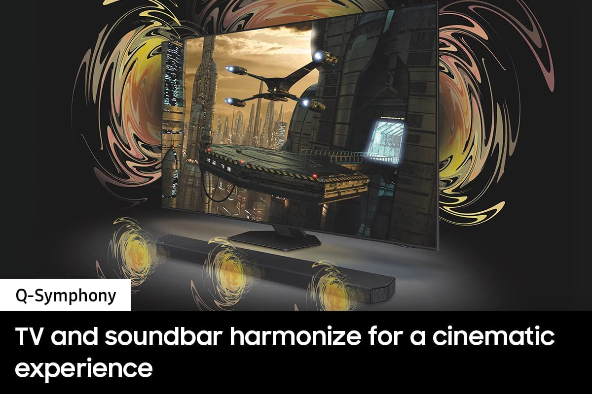 SAMSUNG HW-Q700B 3.1.2Ch Soundbar W/ Wireless Dolby Audio, DTS:X, Q Symphony, Spacefit Sound, Adaptive Sound, Game Pro Mode, 2022