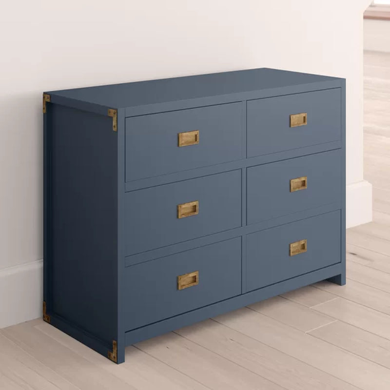 Hubble 45'' Wide 6 - Drawer Double Dresser