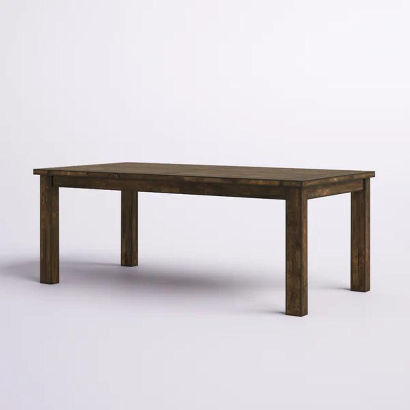 Aster 78.75'' Solid Wood Dining Table