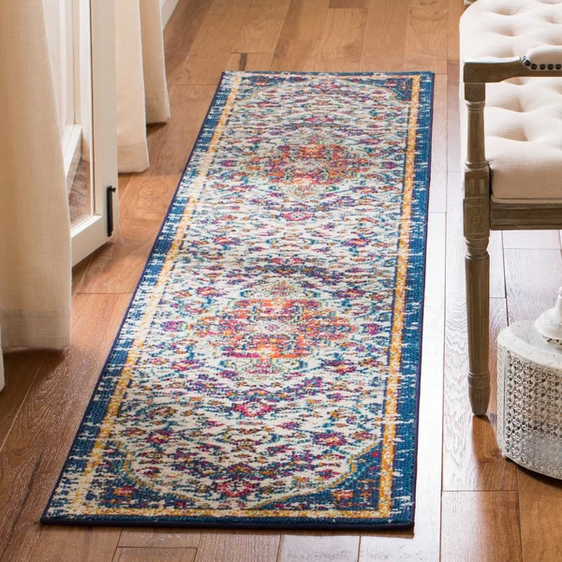 Elisavet Power Loom Performance Orange/Ivory Rug