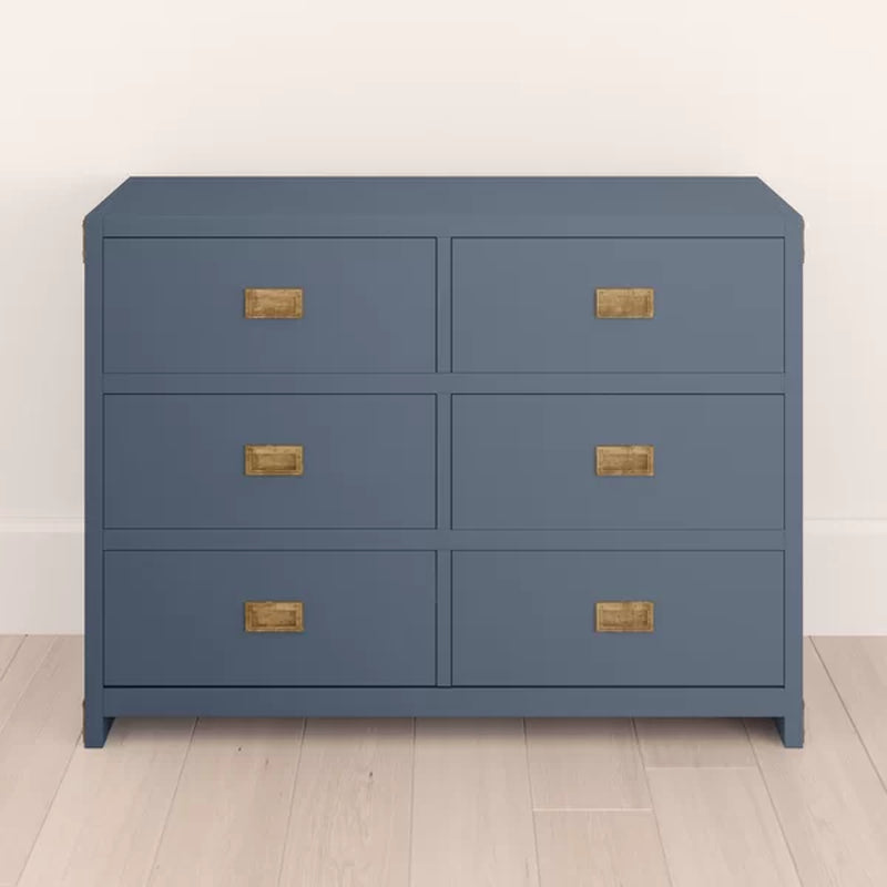 Hubble 45'' Wide 6 - Drawer Double Dresser