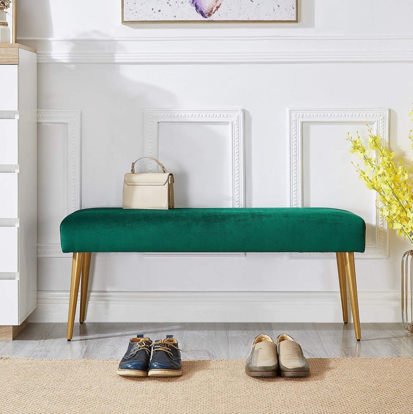 Ball & Cast Upholstered Bench