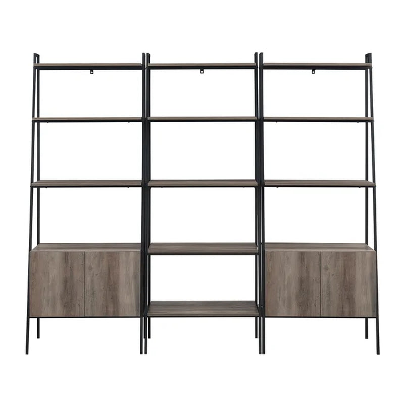 Little Italy 72'' H X 84'' W Ladder Bookcase