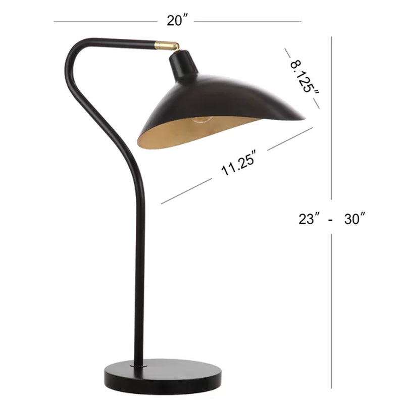 Girard Adjustable Metal Arched Lamp