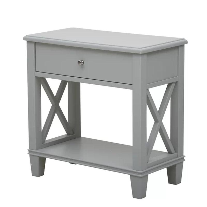 26'' Tall End Table with Storage