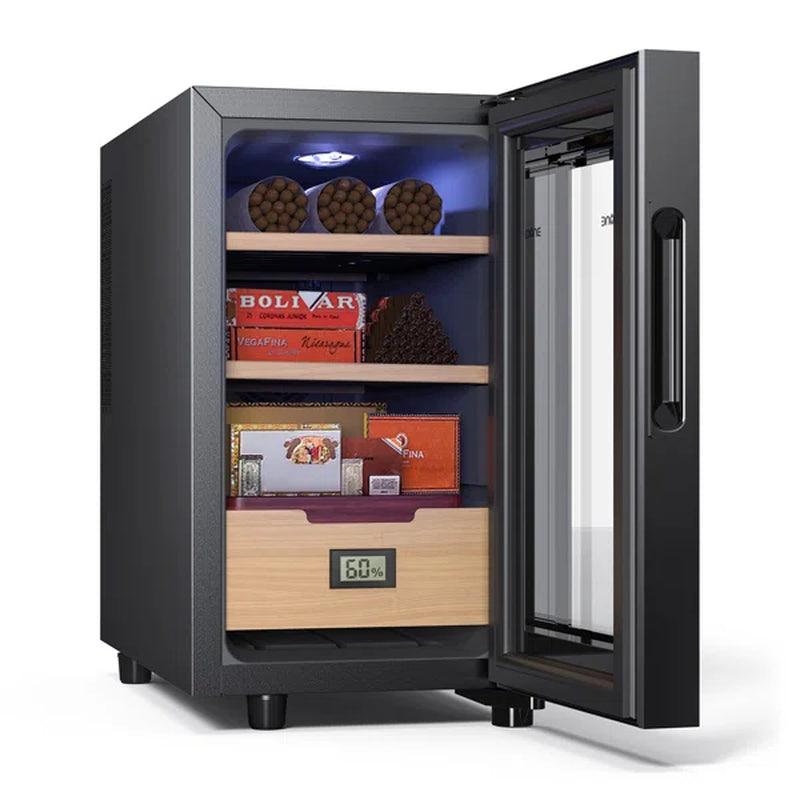 23L Electric Cigar Humidor with Thermostat (150 Cigar Capacity)