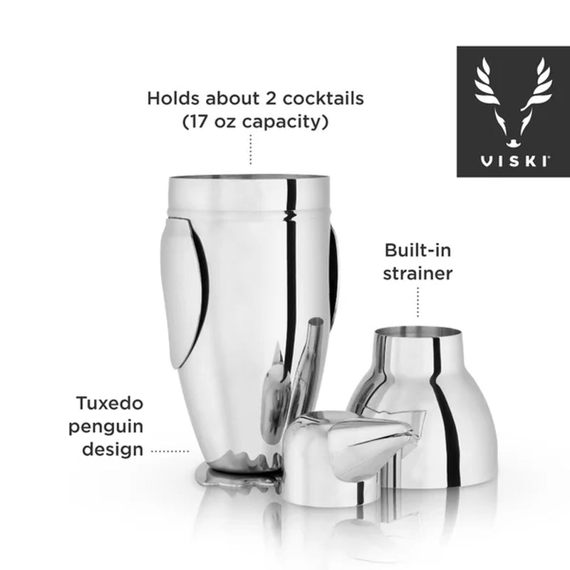 Viski Irving Penguin Cocktail Shaker