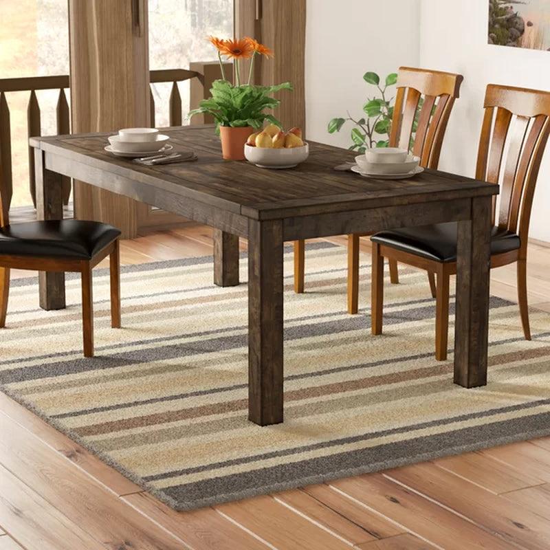 Aster 78.75'' Solid Wood Dining Table