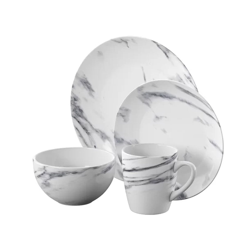 Mercury Row® Witten Porcelain China Dinnerware - Set of 16