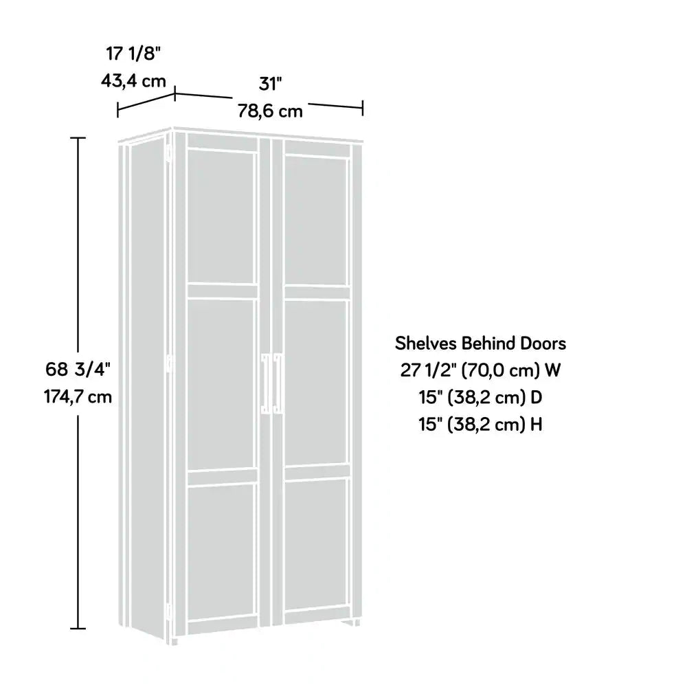 Sauder homevisions outlet storage cabinet