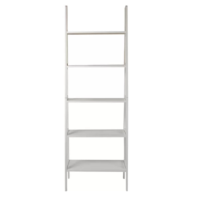Saruhan 72'' H X 24.75'' W Solid Wood Ladder Bookcase
