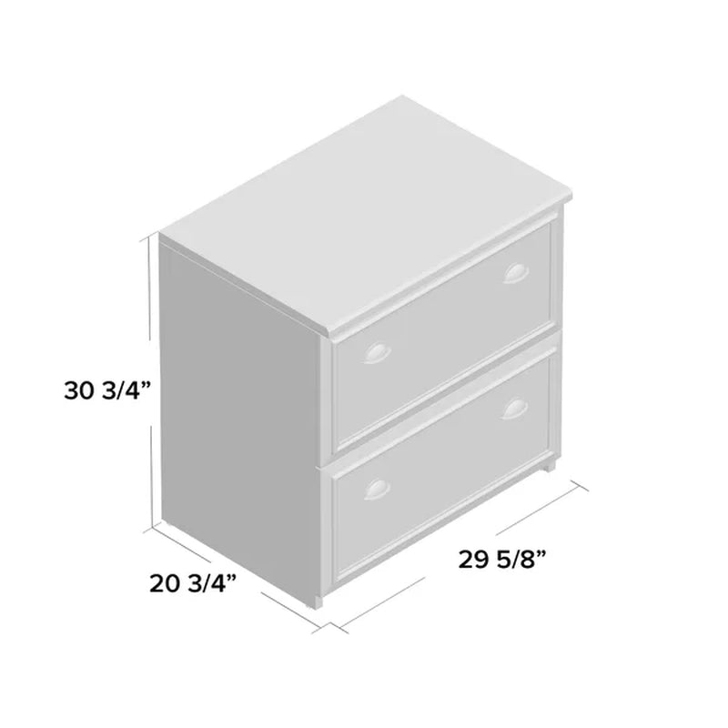 Jopa 29.6'' Wide 2 -Drawer Lateral Filing Cabinet