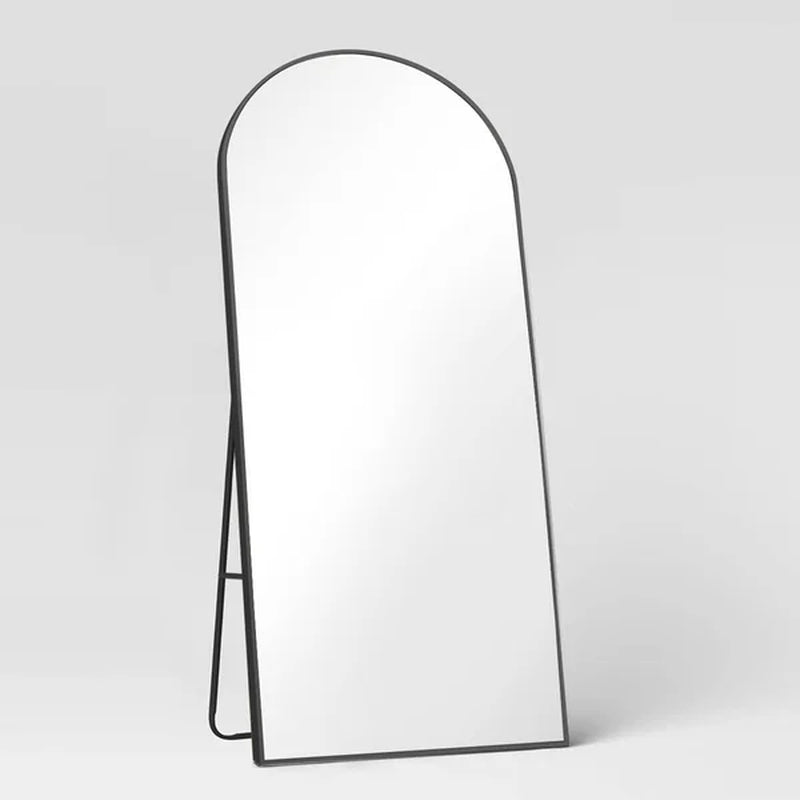 Marjorie Arch Metal Floor Mirror