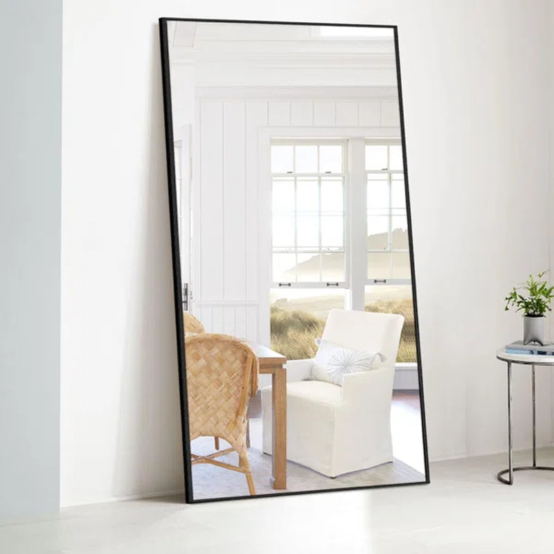 Rectangle Metal Floor Mirror