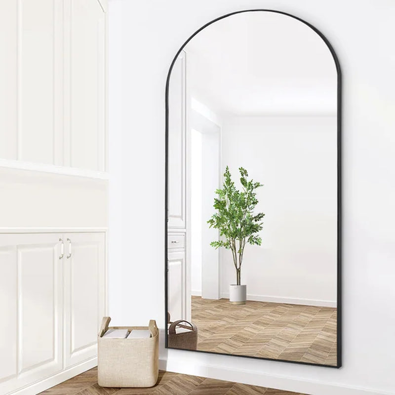 Marjorie Arch Metal Floor Mirror