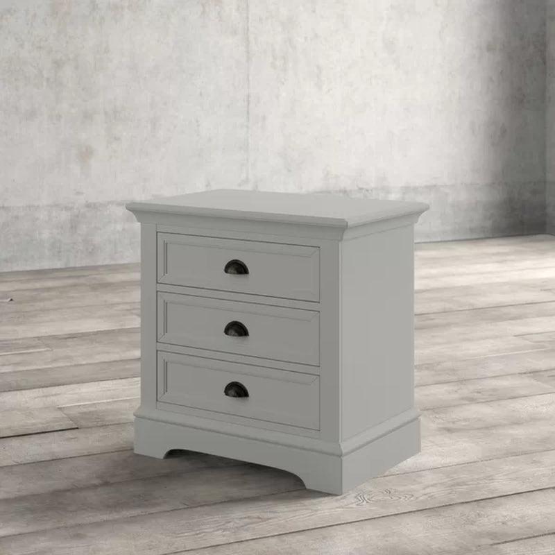 Alicea Solid + Manufactured Wood Nightstand