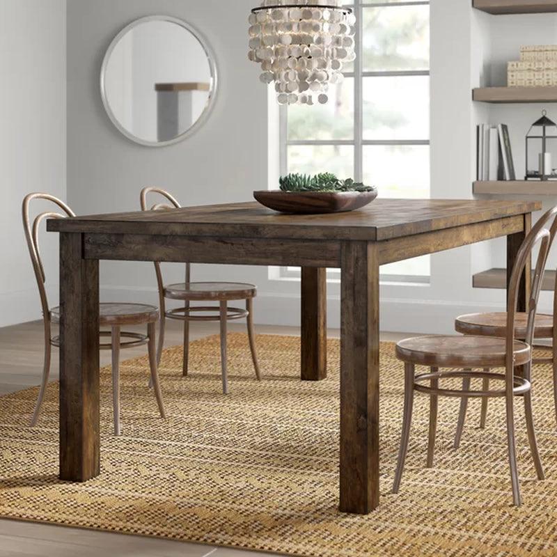 Aster 78.75'' Solid Wood Dining Table