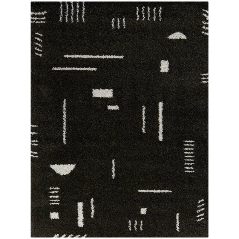 Morin Black/White Rug