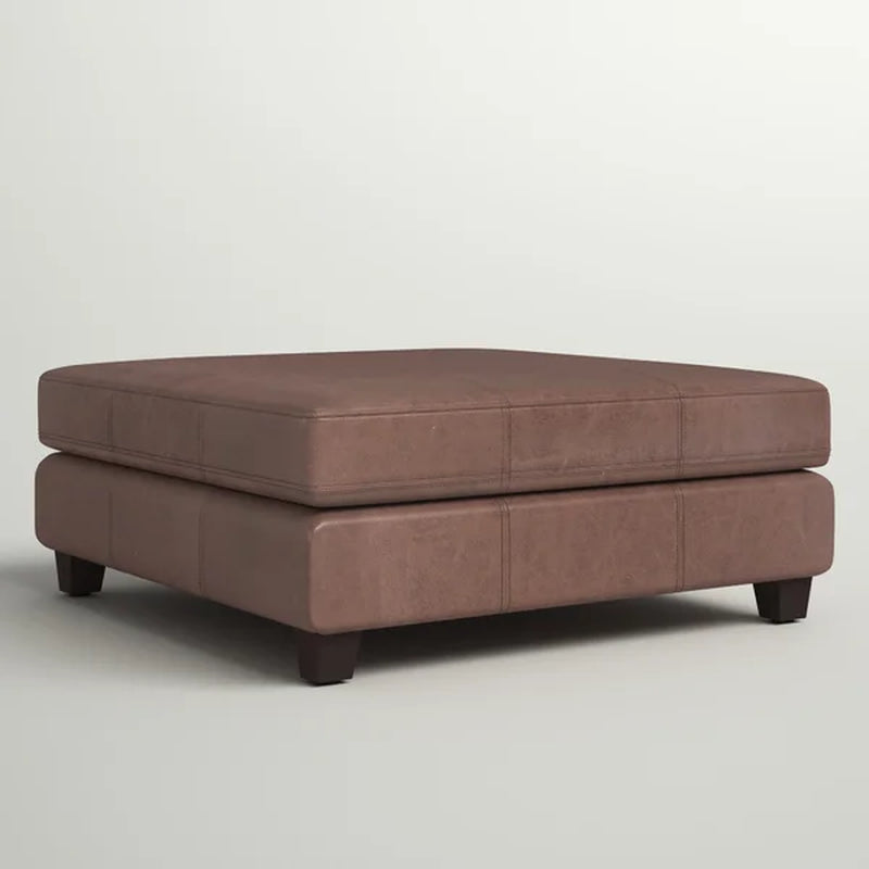 Kiernan Vegan Leather Ottoman