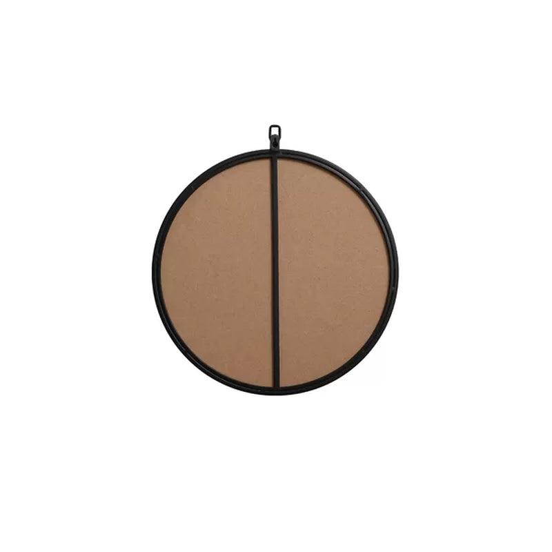 Cassie round Metal Wall Mirror