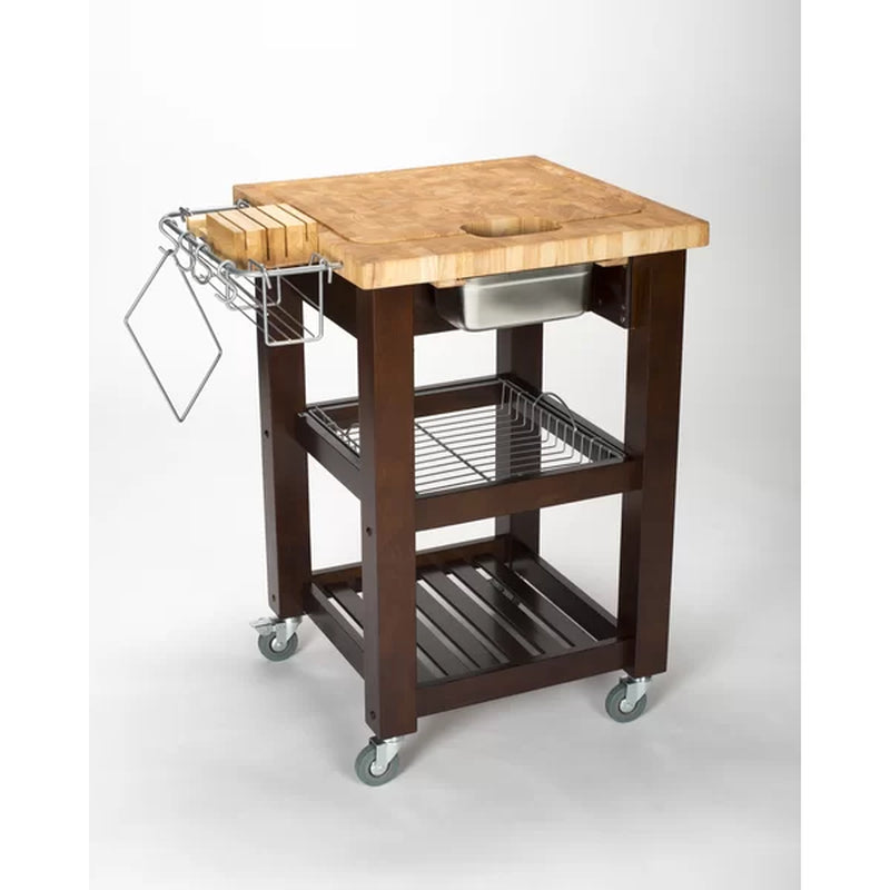 Sydney 30.5'' Wide Rolling Kitchen Cart