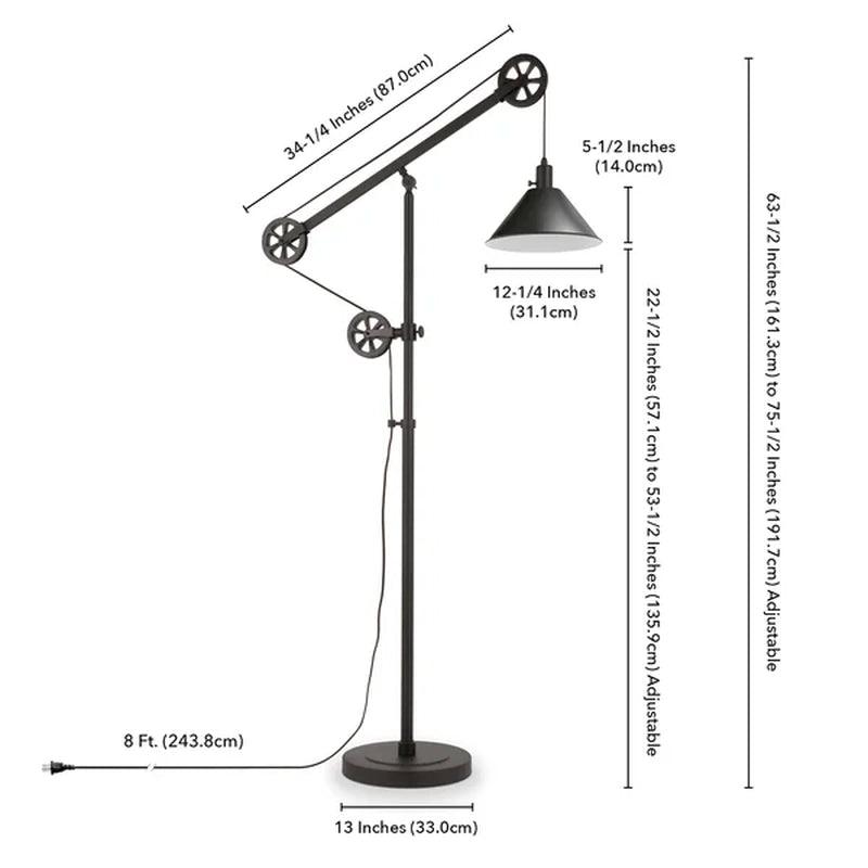 Carlisle 63.5" Reading Floor Lamp