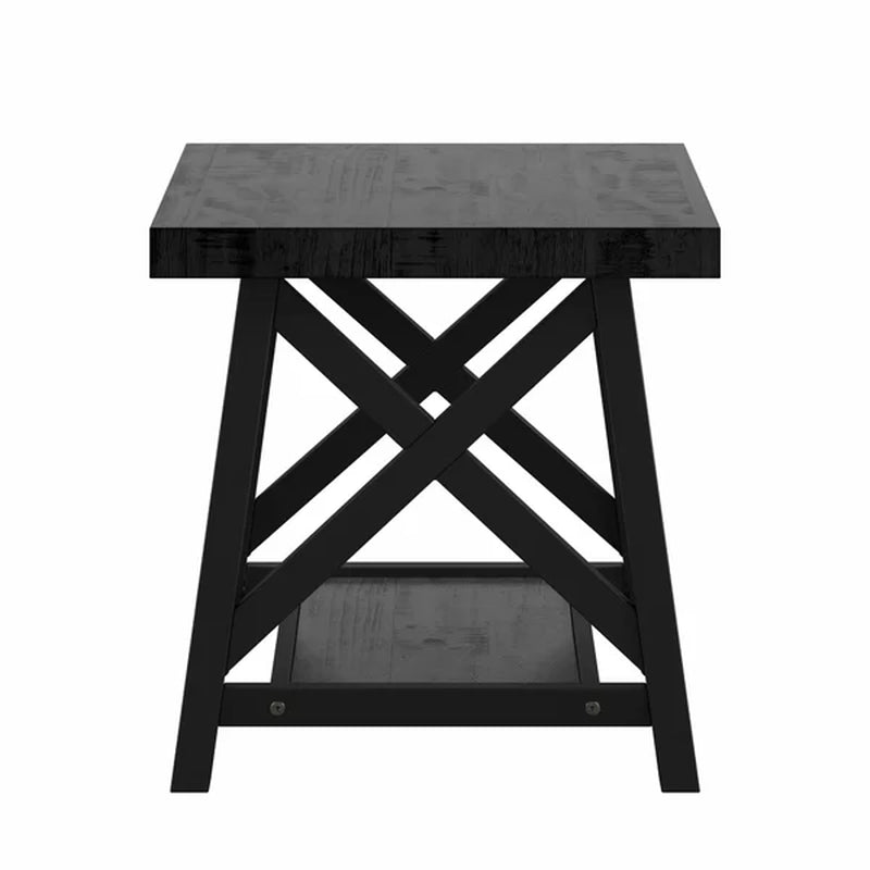 Isakson 22'' Tall Trestle End Table