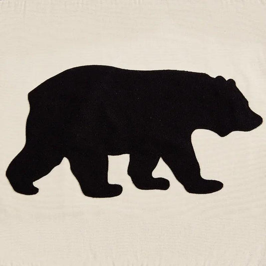 Bear Rectangular Cotton Pillow Cover & Insert