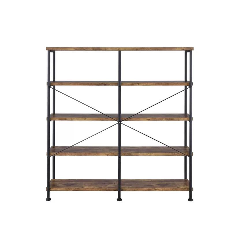 Cifuentes 63'' H X 60'' W Metal Library Bookcase