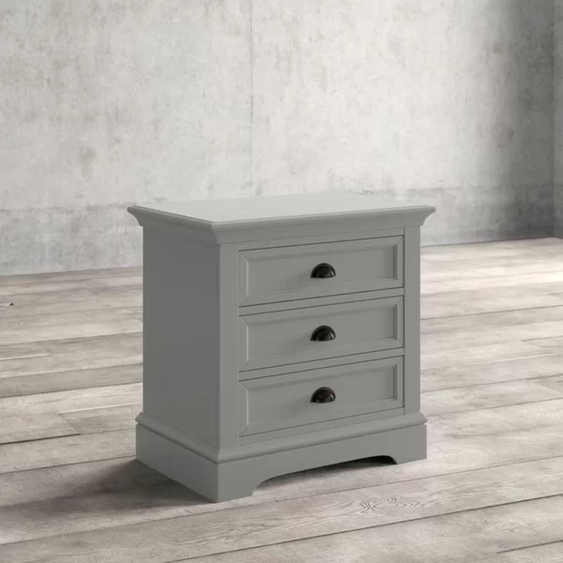 Alicea Solid + Manufactured Wood Nightstand