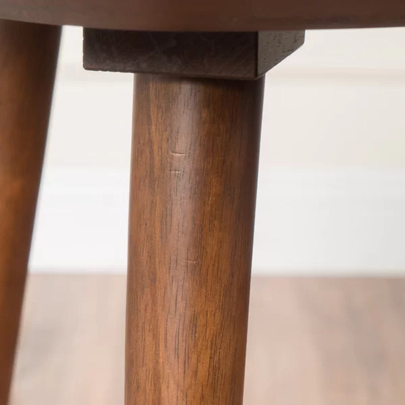 Kamile 22.05'' Tall Solid Wood 3 Legs End Table