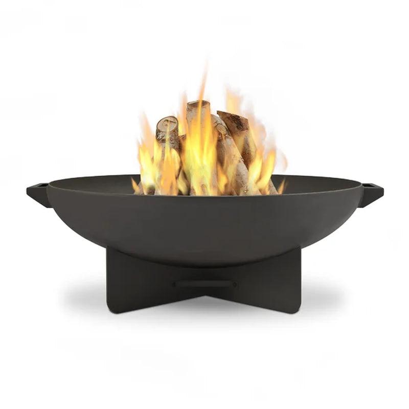 20.25'' H X 36'' W Steel Wood Burning Outdoor Fire Pit