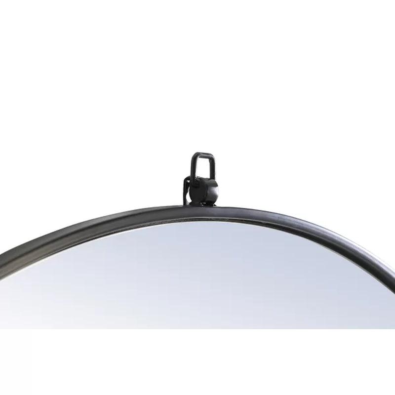 Cassie round Metal Wall Mirror