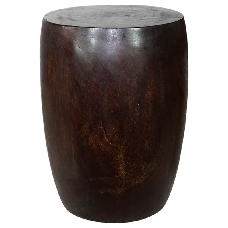 Sitka 20'' Tall Solid Wood Drum End Table