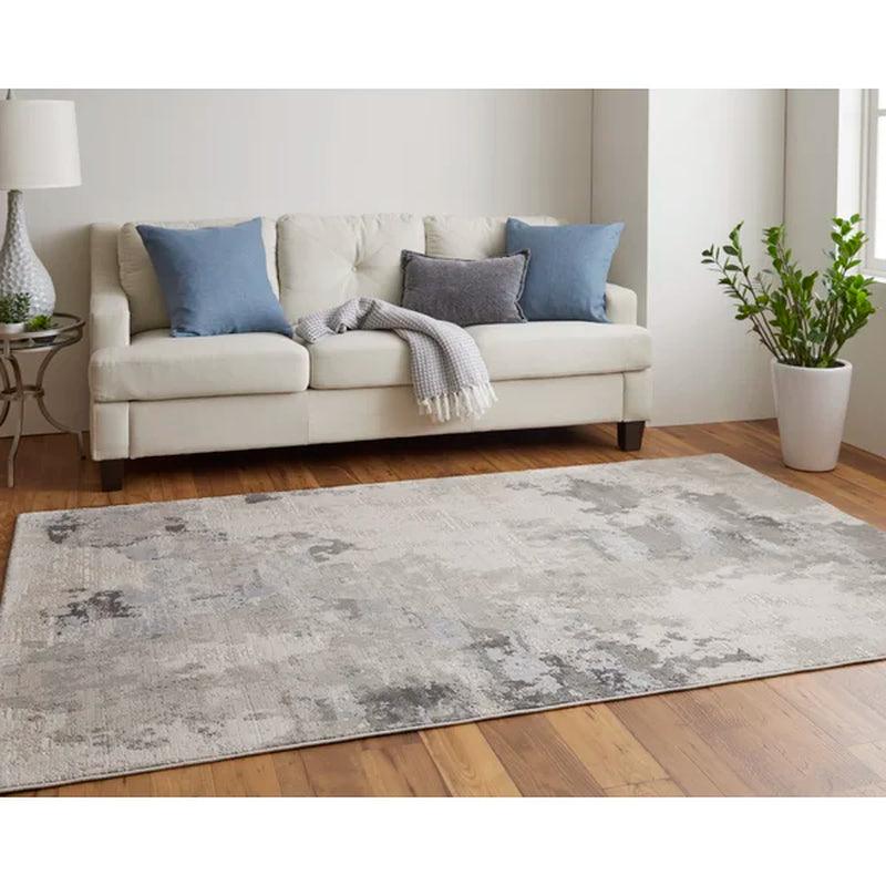 Belen Power Loom Gray Rug