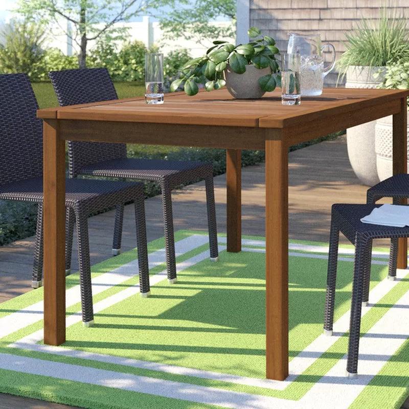 Anje Rectangular 7 - Person 60'' Long Dining Set with Cushions