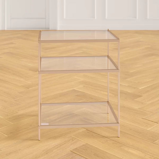 Peregrine 26.75'' Tall Glass End Table