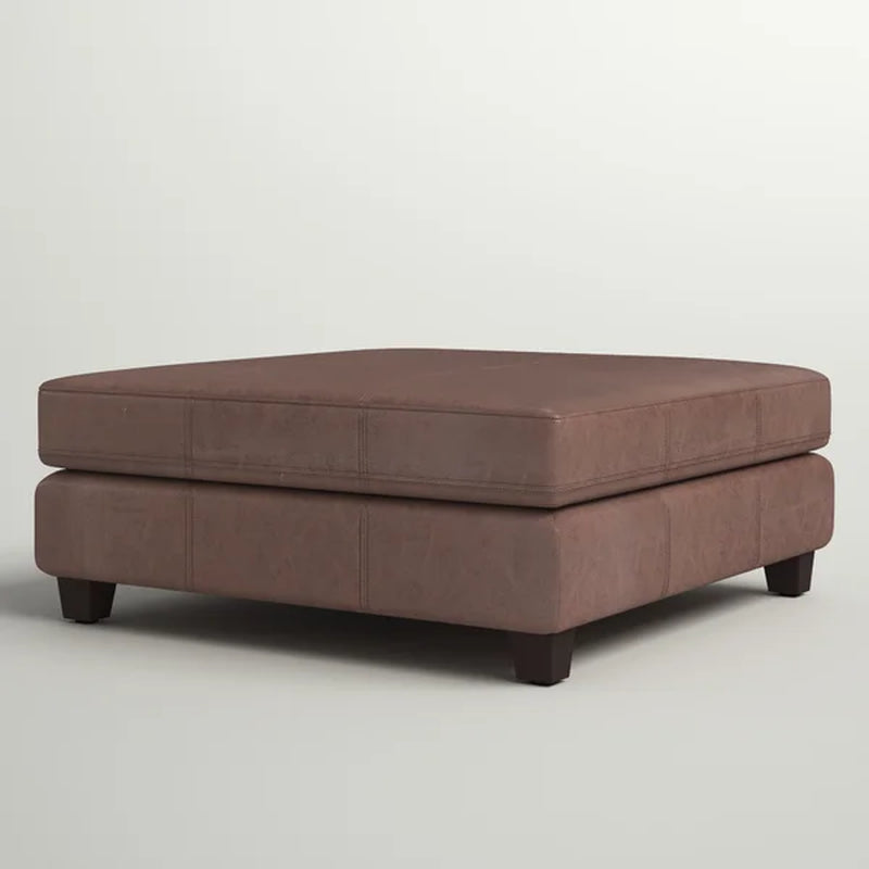 Kiernan Vegan Leather Ottoman