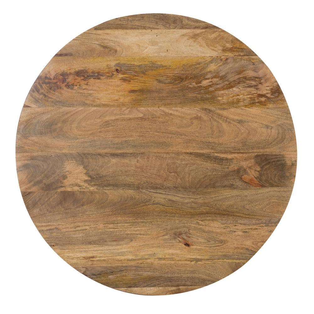 Goa 36 In. Natural Medium round Wood Coffee Table