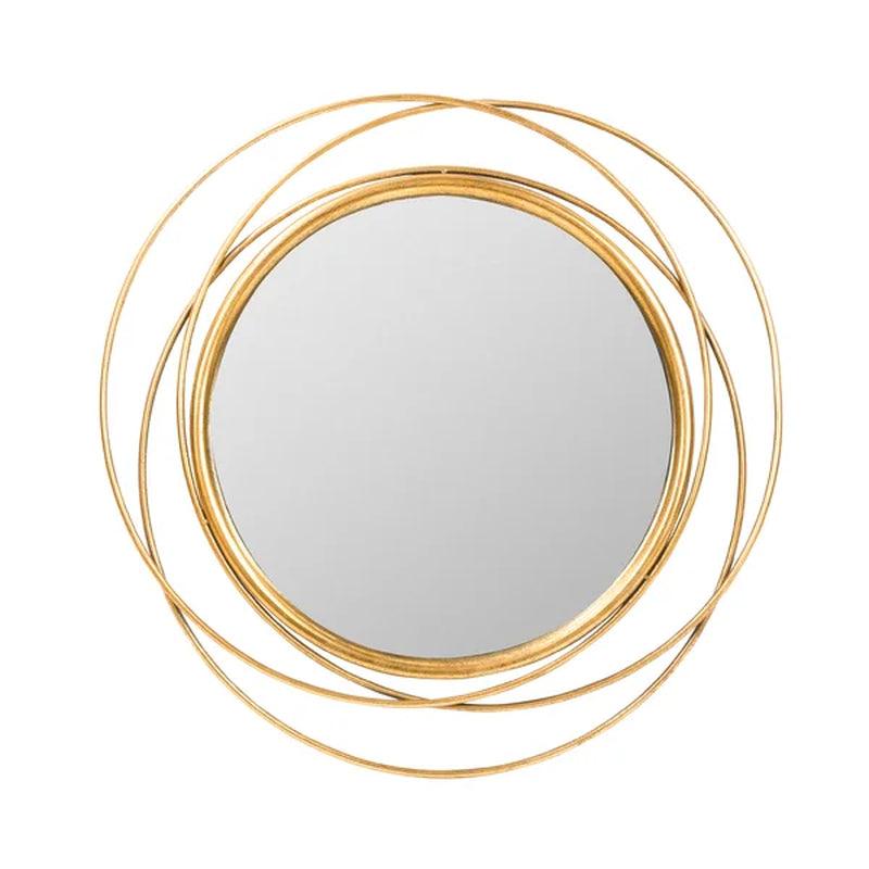 Ansley round Metal Wall Mirror