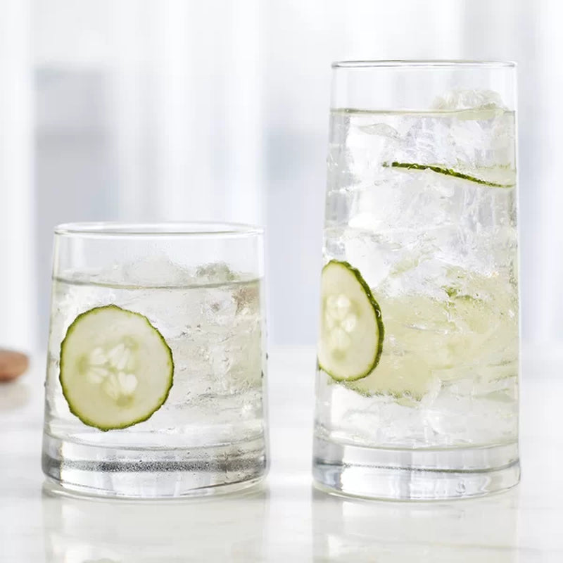 Libbey Cabos 16-Piece Tumbler and Rocks Glass Set