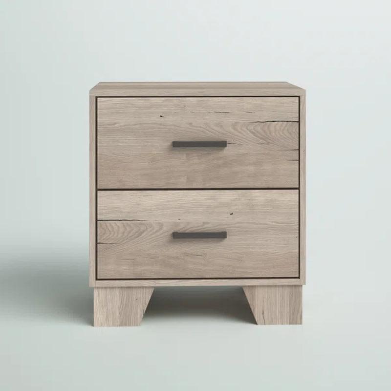 Beckville Solid + Manufactured Wood Nightstand