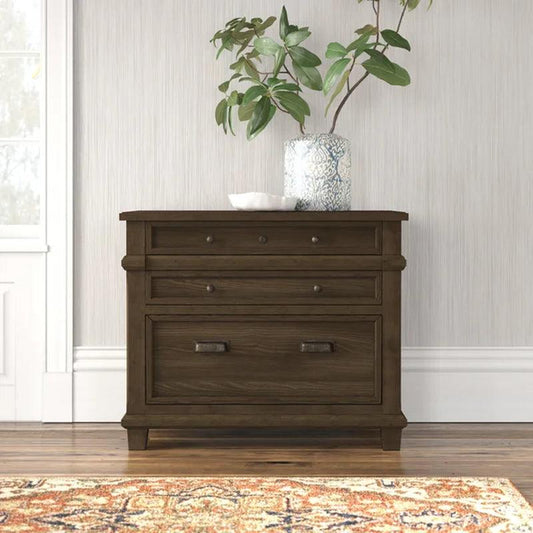 Alderton 36'' Wide 2 -Drawer Solid Wood Lateral Filing Cabinet