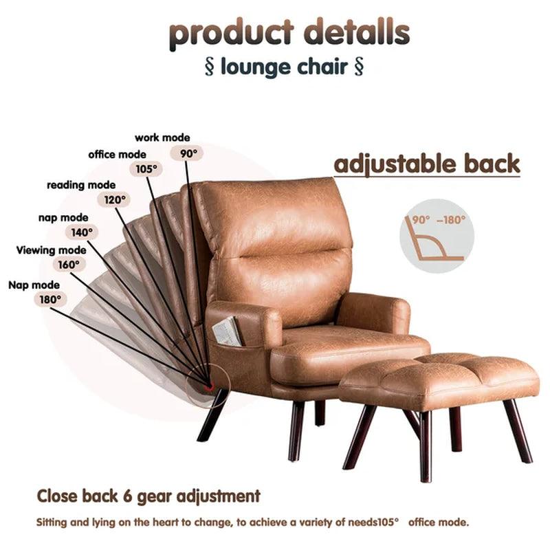 Wide lounge online chair