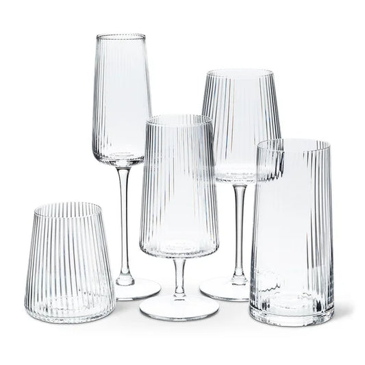 Tight Optic 4 Piece Assorted Glassware Set